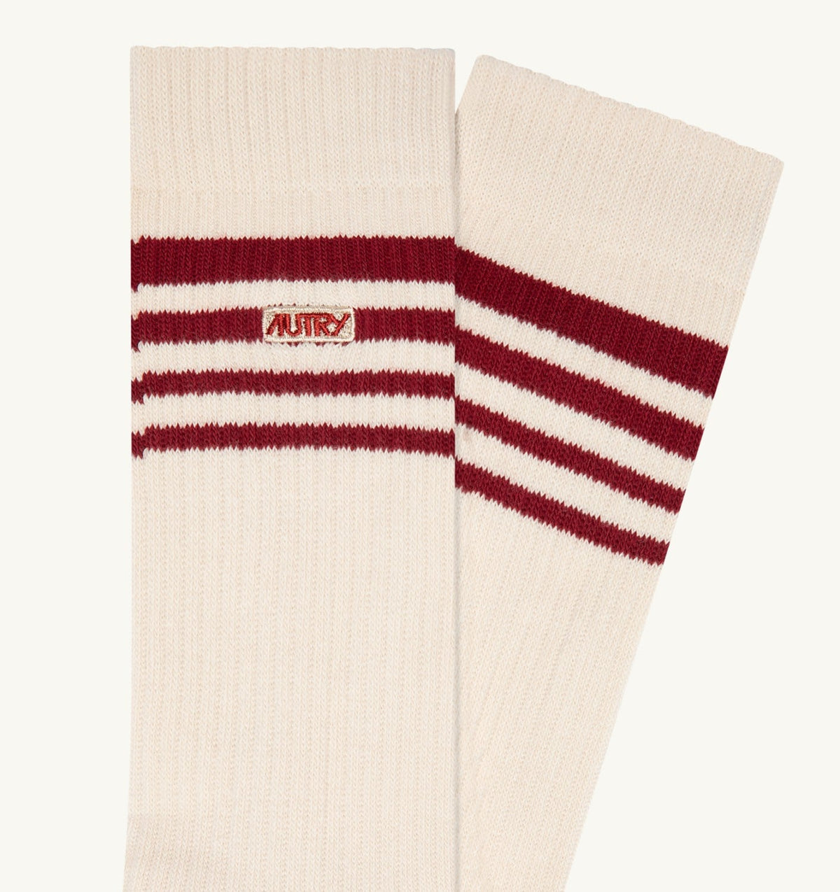 Woman|Man JACQUARD SOCKS WITH LOGO AND STRIPES UNISEX