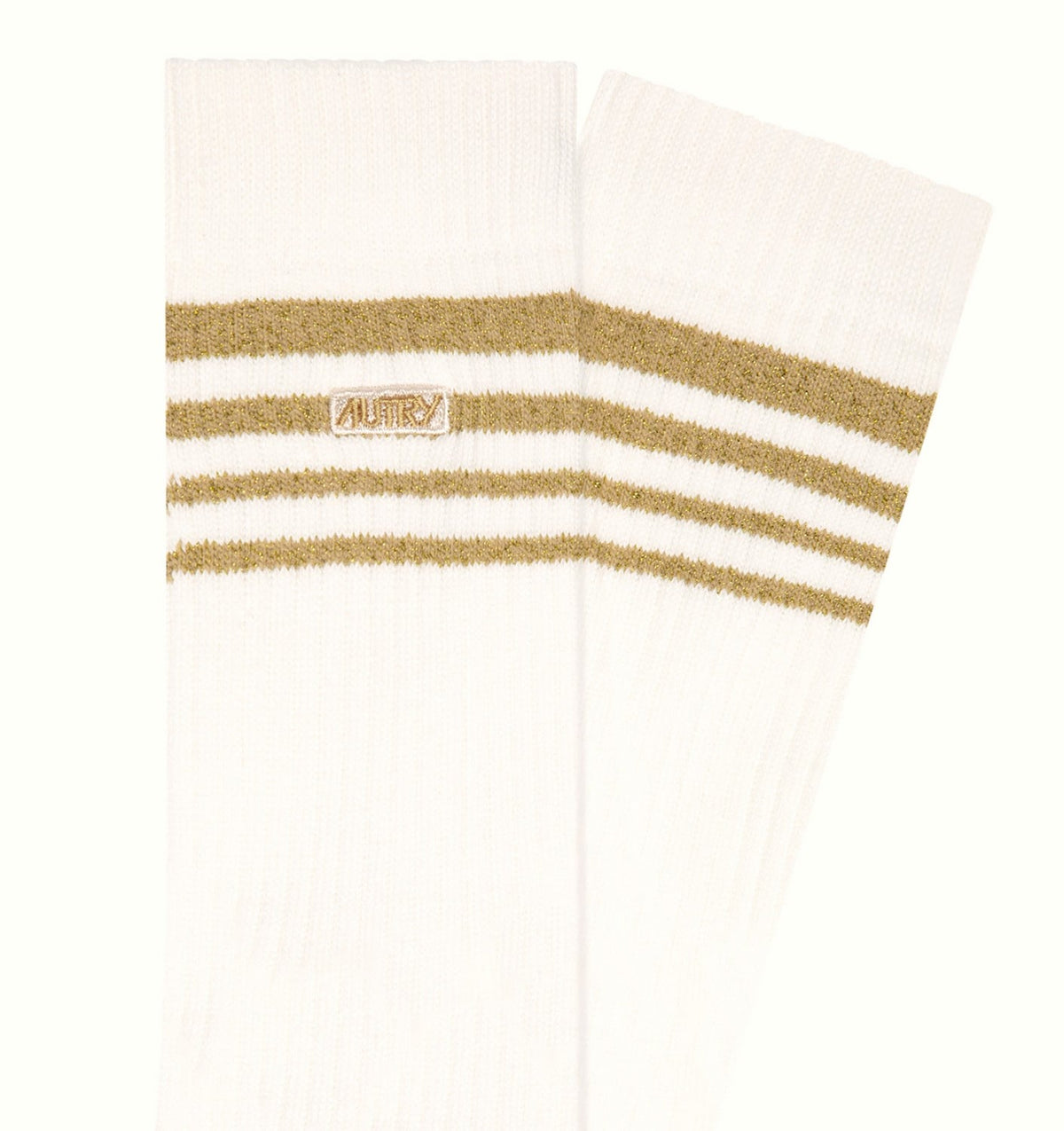 Woman|Man LUREX JACQUARD SOCKS WITH LOGO AND STRIPES UNISEX