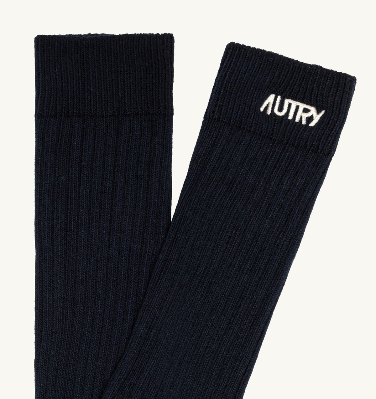 Woman|Man RIBBED SOCKS WITH EMBROIDERED LOGO UNISEX