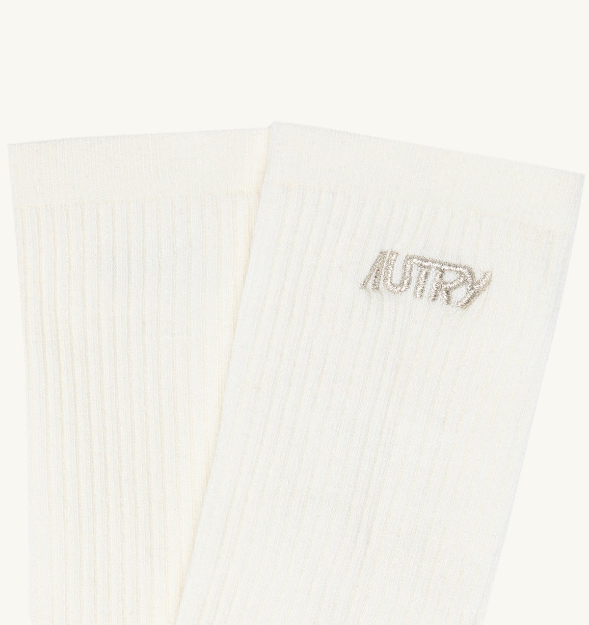 Woman COTTON TERRY SOCKS WITH LUREX LOGO