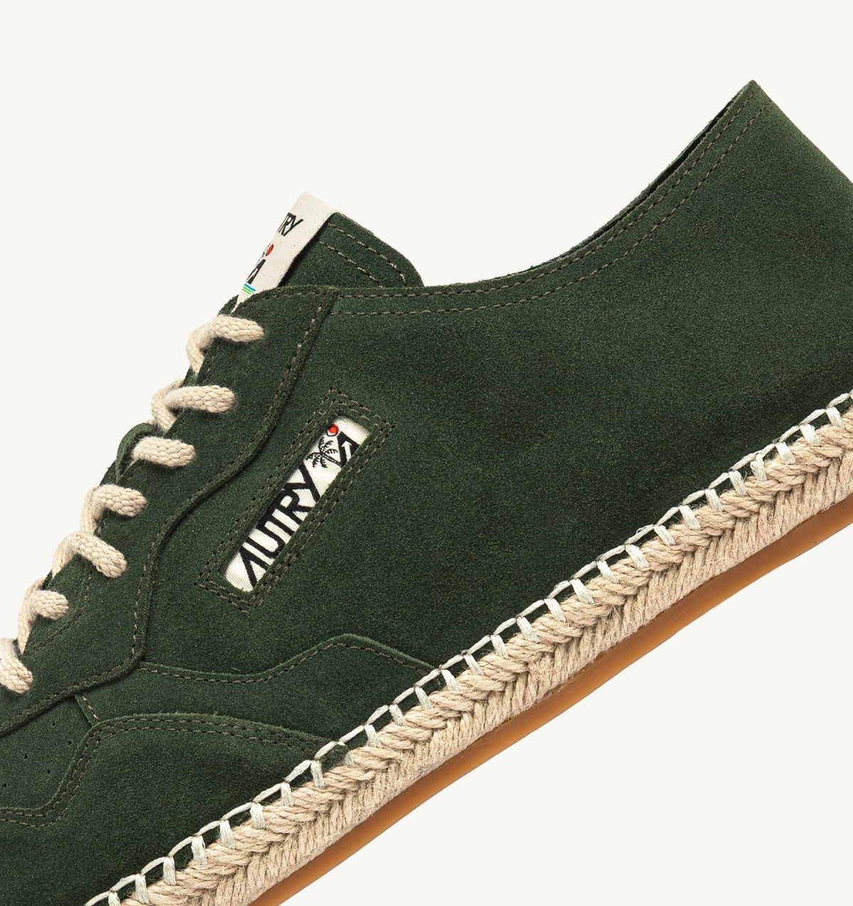 Man SANDY ESPADRILLES IN MOSS SUEDE