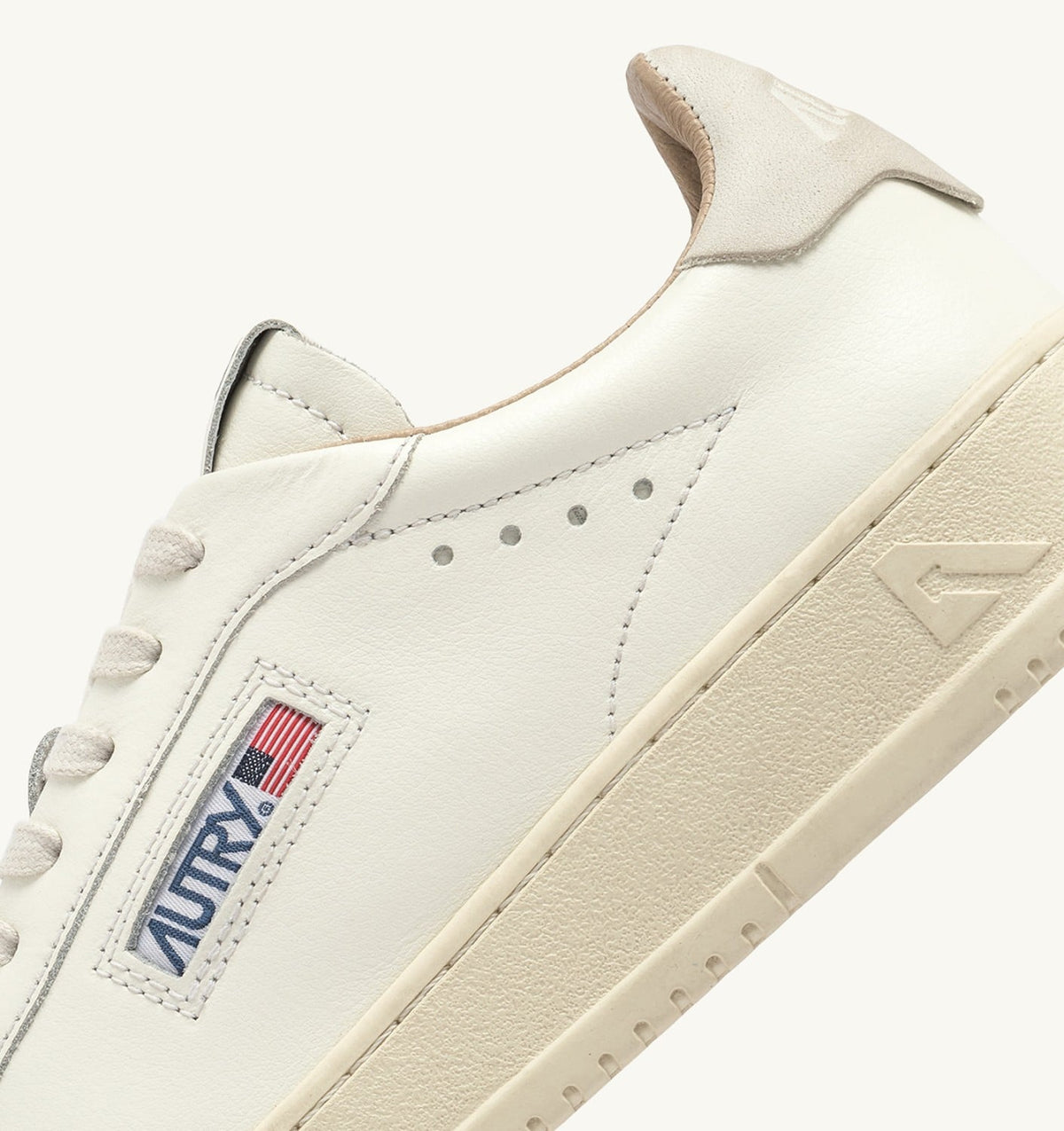 Man DALLAS LOW SNEAKERS IN WHITE LEATHER