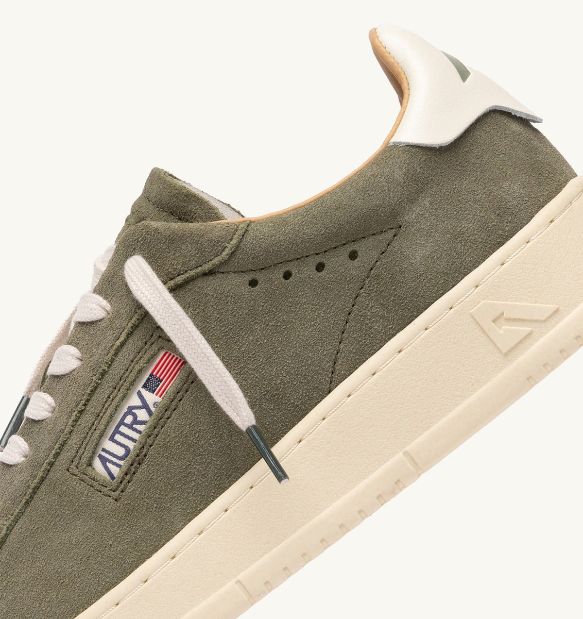 Man DALLAS LOW SNEAKERS IN SMOKED GREEN SUEDE