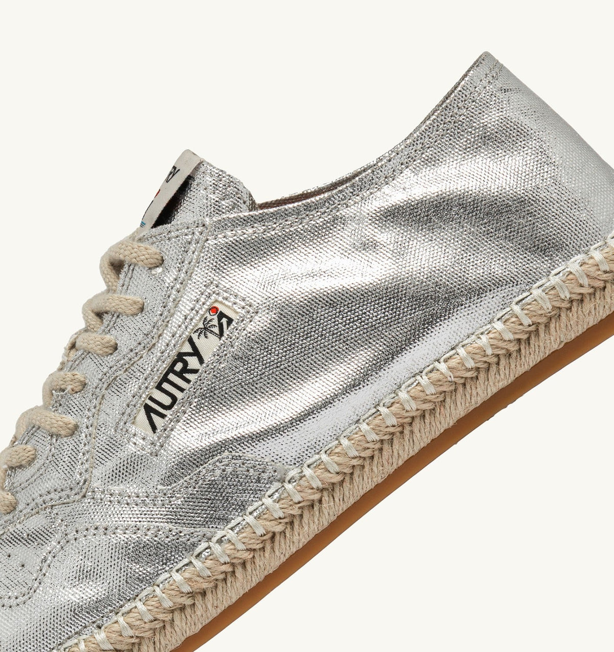 Woman SANDY ESPADRILLES IN SILVER CANVAS