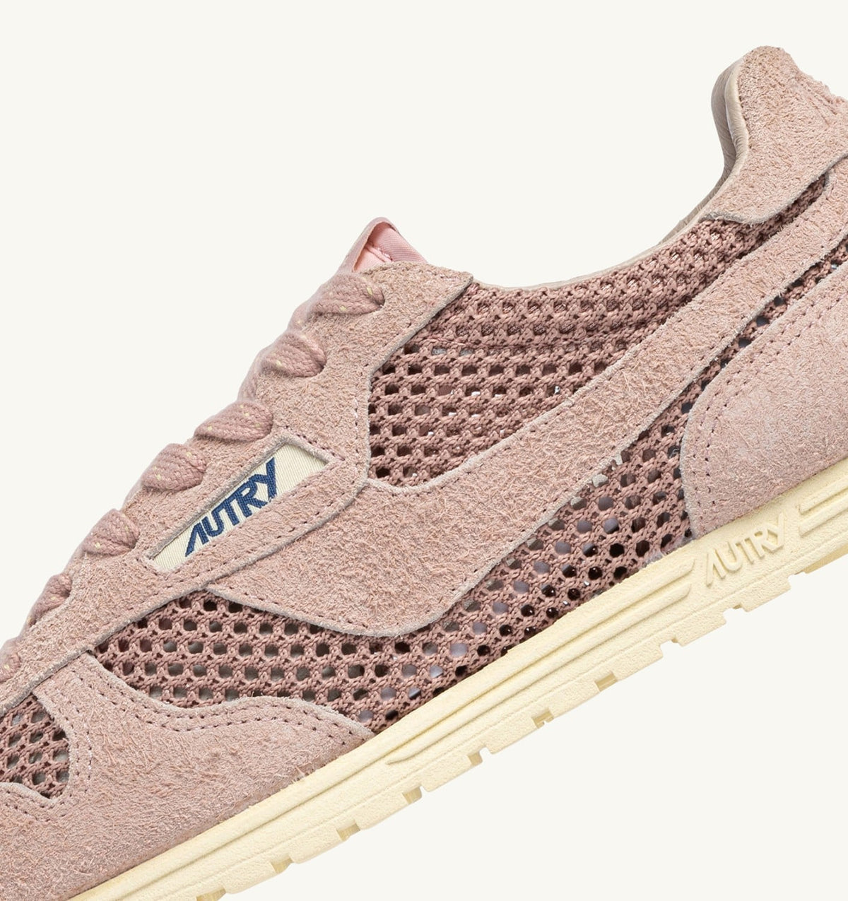 Woman WINDSPIN SNEAKERS IN SILK MESH AND SUEDE