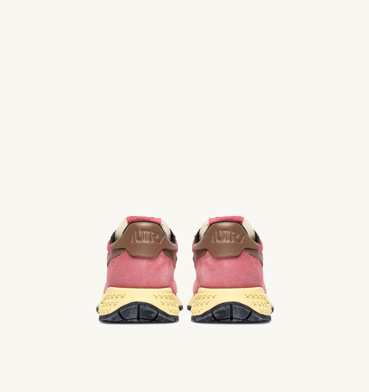 Woman REELWIND LOW SNEAKERS IN STRAWBERRY SUGAR AND COCONUT NYLON AND SUEDE