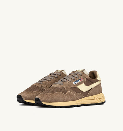 Woman REELWIND LOW SNEAKERS IN CROC AND RUTABAGA NYLON AND SUEDE