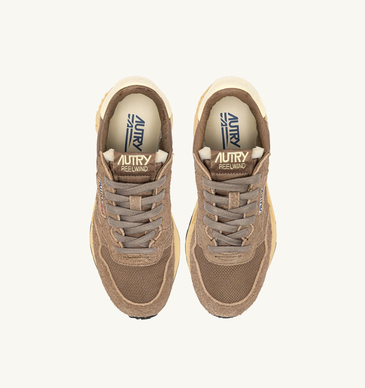 Woman REELWIND LOW SNEAKERS IN CROC AND RUTABAGA NYLON AND SUEDE
