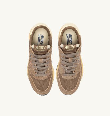 Woman REELWIND LOW SNEAKERS IN CROC AND RUTABAGA NYLON AND SUEDE