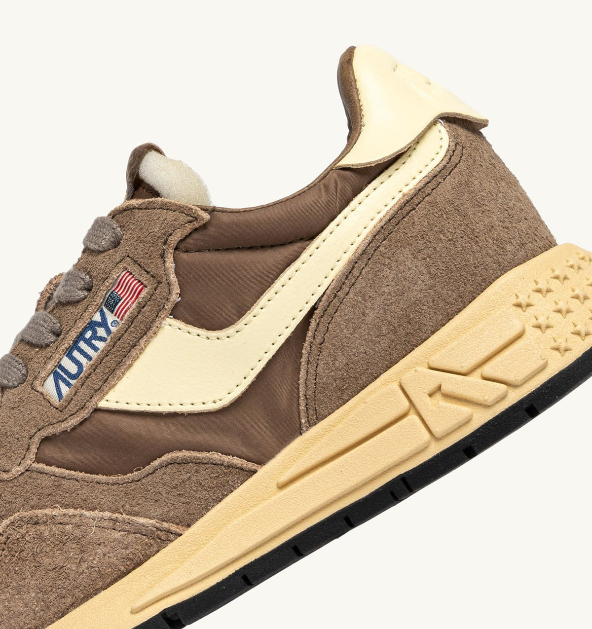 Woman REELWIND LOW SNEAKERS IN CROC AND RUTABAGA NYLON AND SUEDE