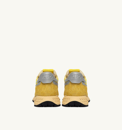 Woman REELWIND LOW SNEAKERS IN POPCORN AND VAPOR NYLON AND SUEDE