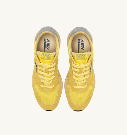Woman REELWIND LOW SNEAKERS IN POPCORN AND VAPOR NYLON AND SUEDE