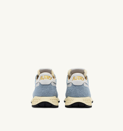 Woman REELWIND LOW SNEAKERS IN CELESTIAL BLUE NYLON AND SUEDE