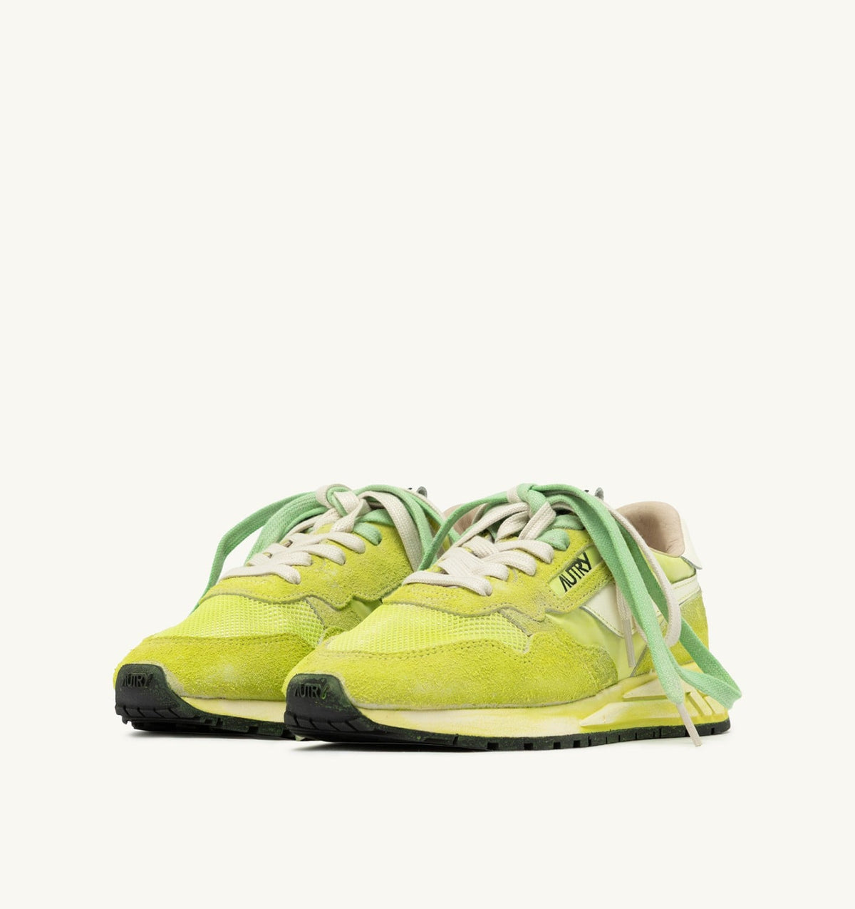 Woman REELWIND SUPER VINTAGE SNEAKERS IN WHITE AND ELECTRIC SUEDE AND NYLON