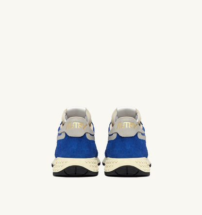 Woman REELWIND LOW SNEAKERS IN BLUE NYLON AND SUEDE