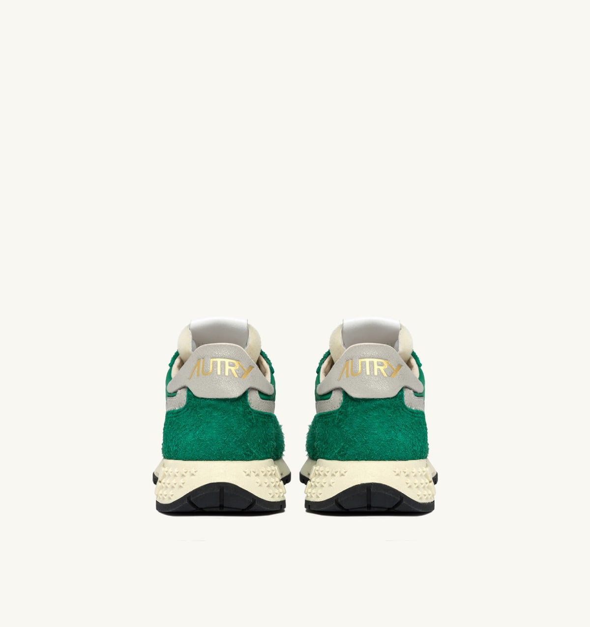 Woman REELWIND LOW SNEAKERS IN GREEN NYLON AND SUEDE