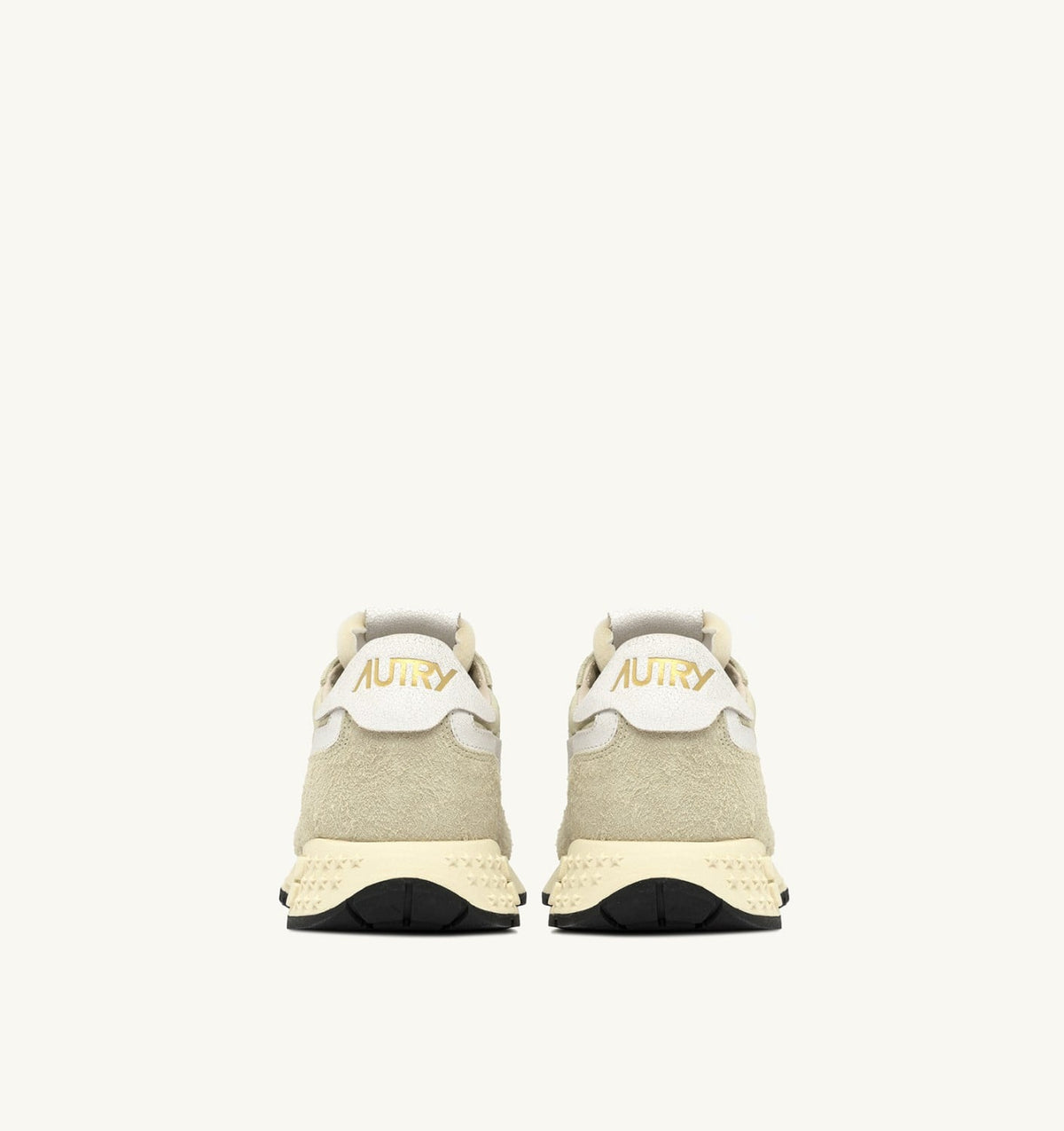 Woman REELWIND LOW SNEAKERS IN HAY NYLON AND SUEDE
