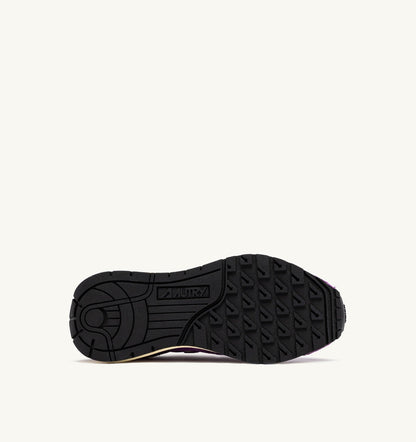 Woman REELWIND LOW SNEAKERS IN WHITE AND DEWBERRY NYLON AND SUEDE
