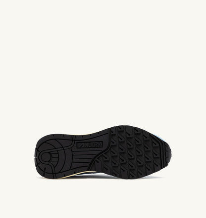 Woman REELWIND LOW SNEAKERS IN WHITE AND FORGET ME NOT NYLON AND SUEDE