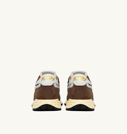 Woman REELWIND LOW SNEAKERS IN WHITE AND TUNDRA NYLON AND SUEDE