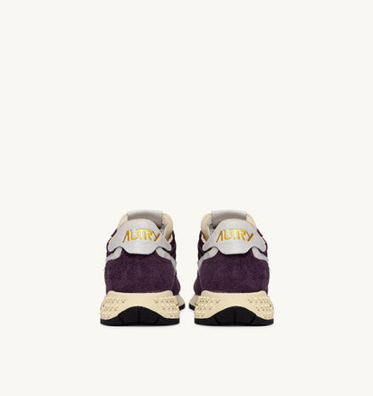 Woman REELWIND LOW SNEAKERS IN WHITE AND WINTER BLOOM NYLON AND SUEDE