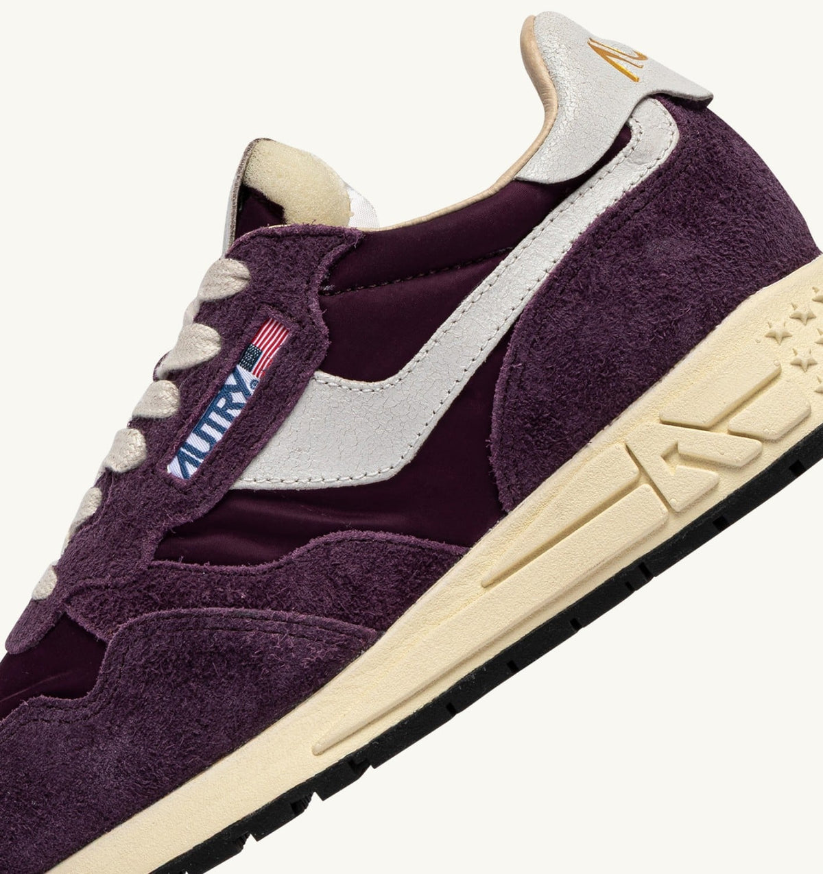 Woman REELWIND LOW SNEAKERS IN WHITE AND WINTER BLOOM NYLON AND SUEDE