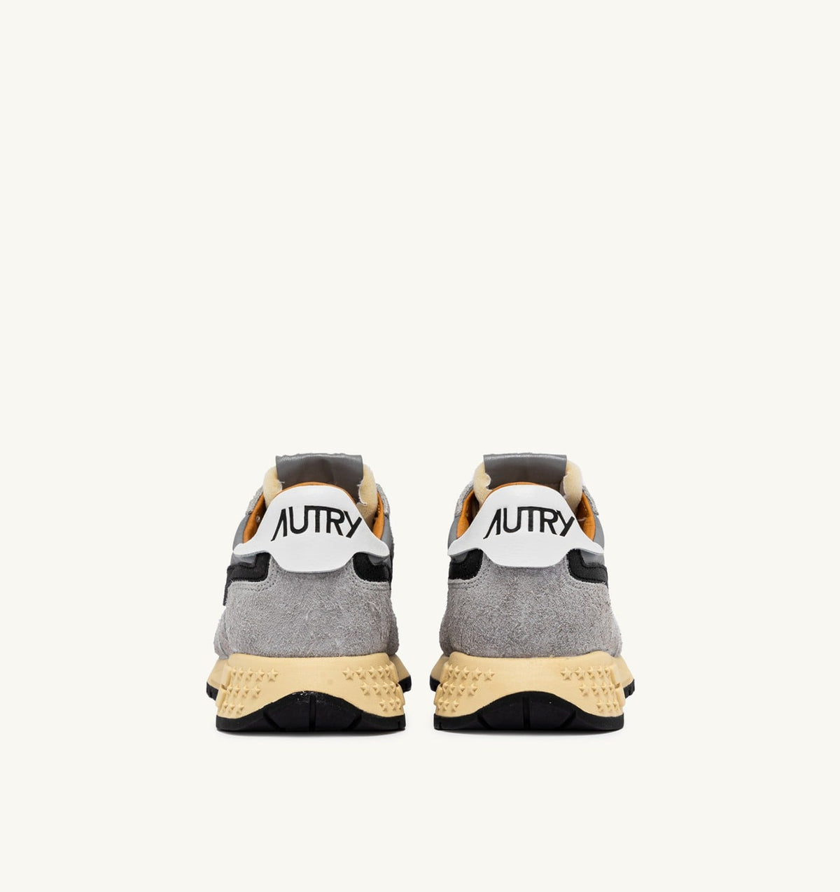 Woman REELWIND LOW SNEAKERS IN SAND SUEDE AND REFLECTIVE NYLON