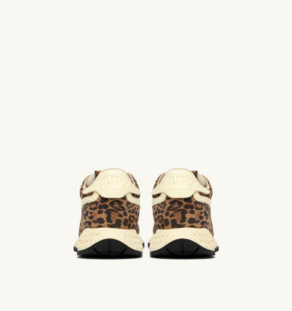 Woman REELWIND LOW SNEAKERS IN LEOPARD SUEDE AND RUTABAGA LEATHER