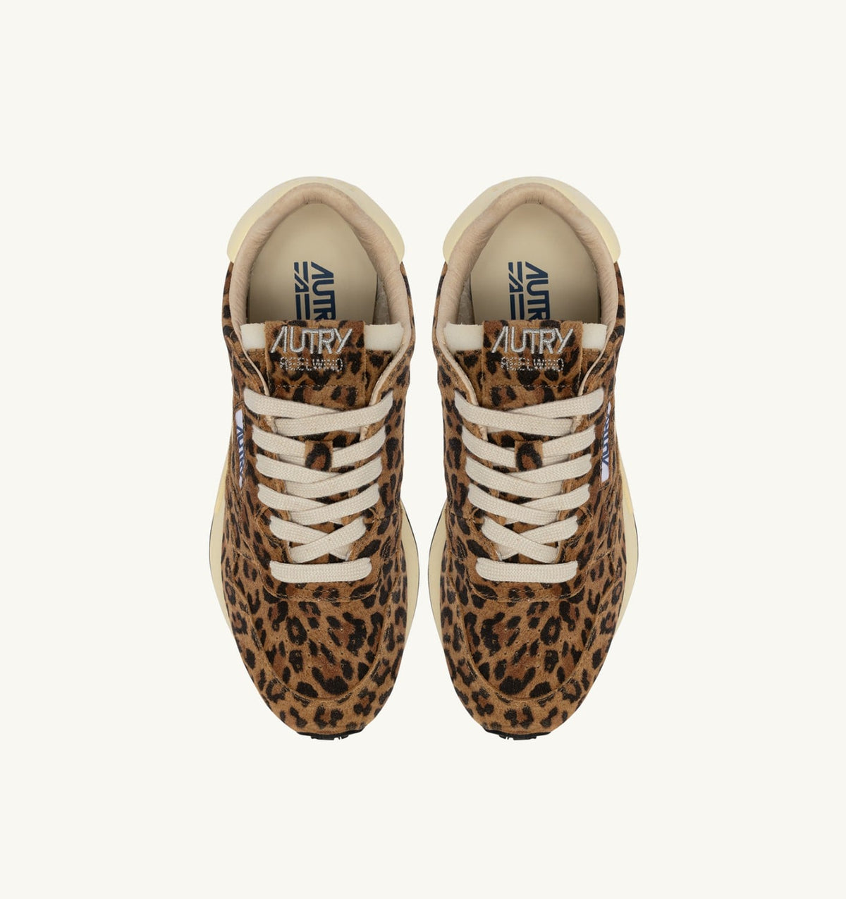 Woman REELWIND LOW SNEAKERS IN LEOPARD SUEDE AND RUTABAGA LEATHER