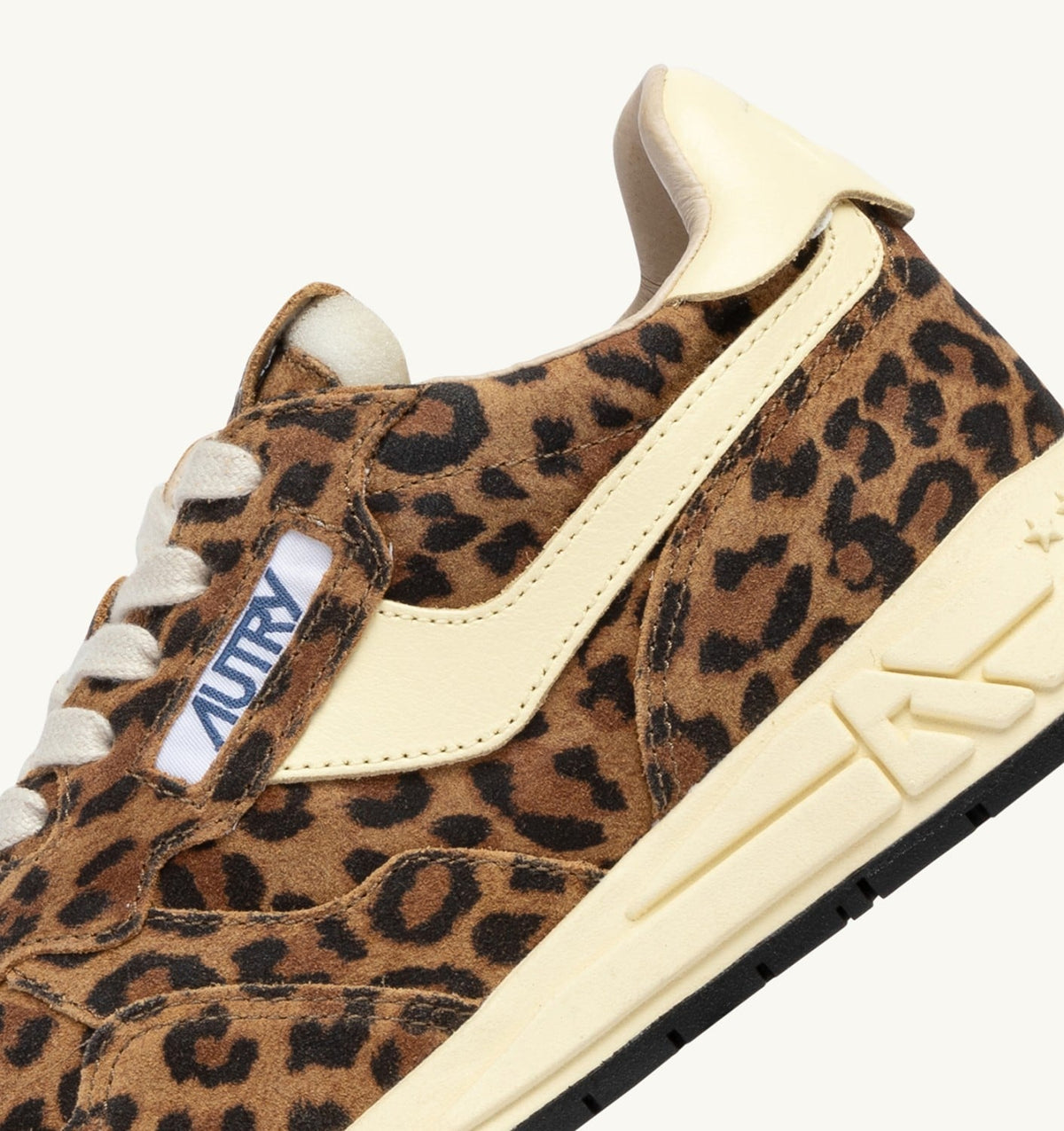 Woman REELWIND LOW SNEAKERS IN LEOPARD SUEDE AND RUTABAGA LEATHER