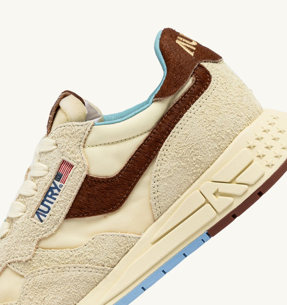 Woman REELWIND LOW SNEAKERS IN BROWN AND NUT NYLON AND SUEDE