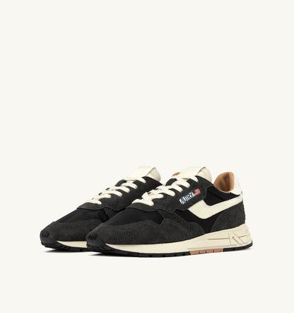 Woman REELWIND LOW SNEAKERS IN PEAT AND NUT SUEDE AND NYLON