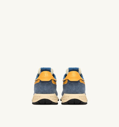 Woman REELWIND LOW SNEAKERS IN NYLON AND SUEDE COLOR CENBLE AND GOLD FUSION