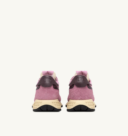 Woman REELWIND LOW SNEAKERS IN ROSEATE AND ROSE SUEDE AND NYLON