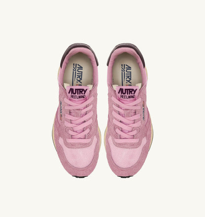 Woman REELWIND LOW SNEAKERS IN ROSEATE AND ROSE SUEDE AND NYLON