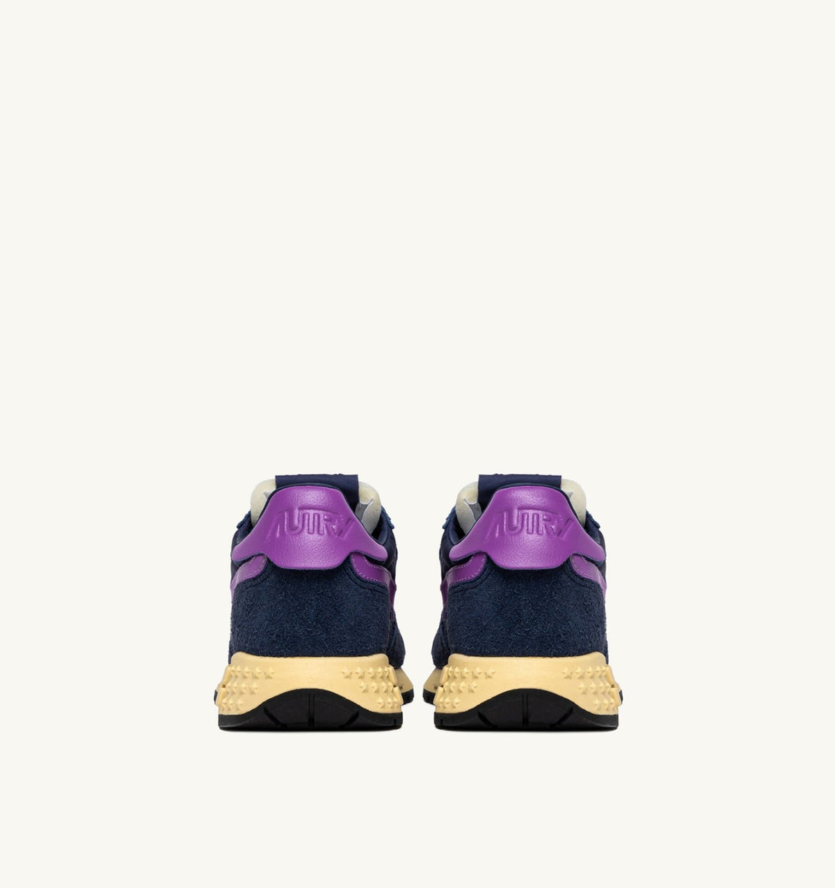 Woman REELWIND LOW SNEAKERS IN NAVY AND DEWBERRY NYLON AND SUEDE