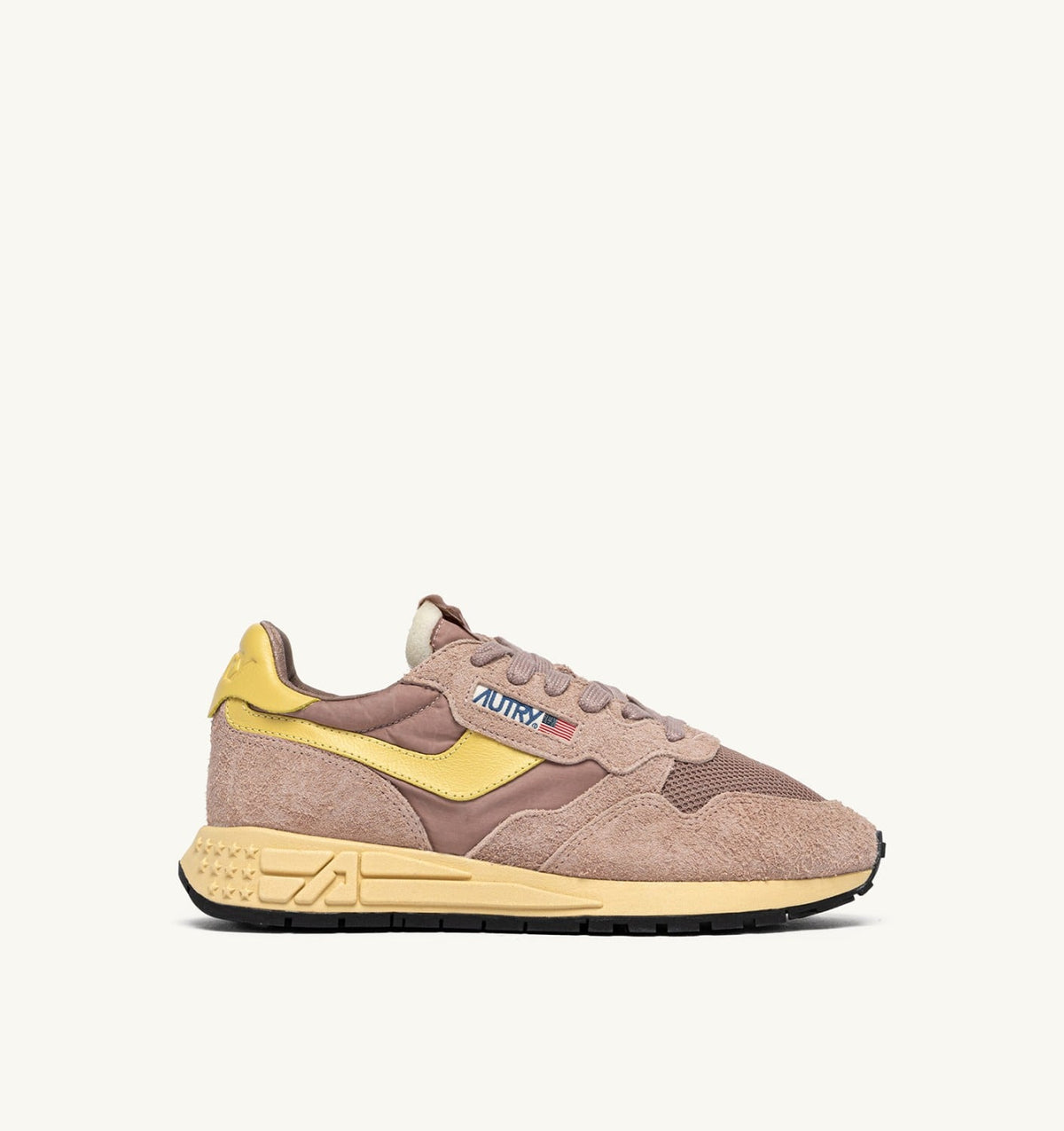 Woman REELWIND LOW SNEAKERS IN ROSE CANNEL AND RAFFIA NYLON AND SUEDE