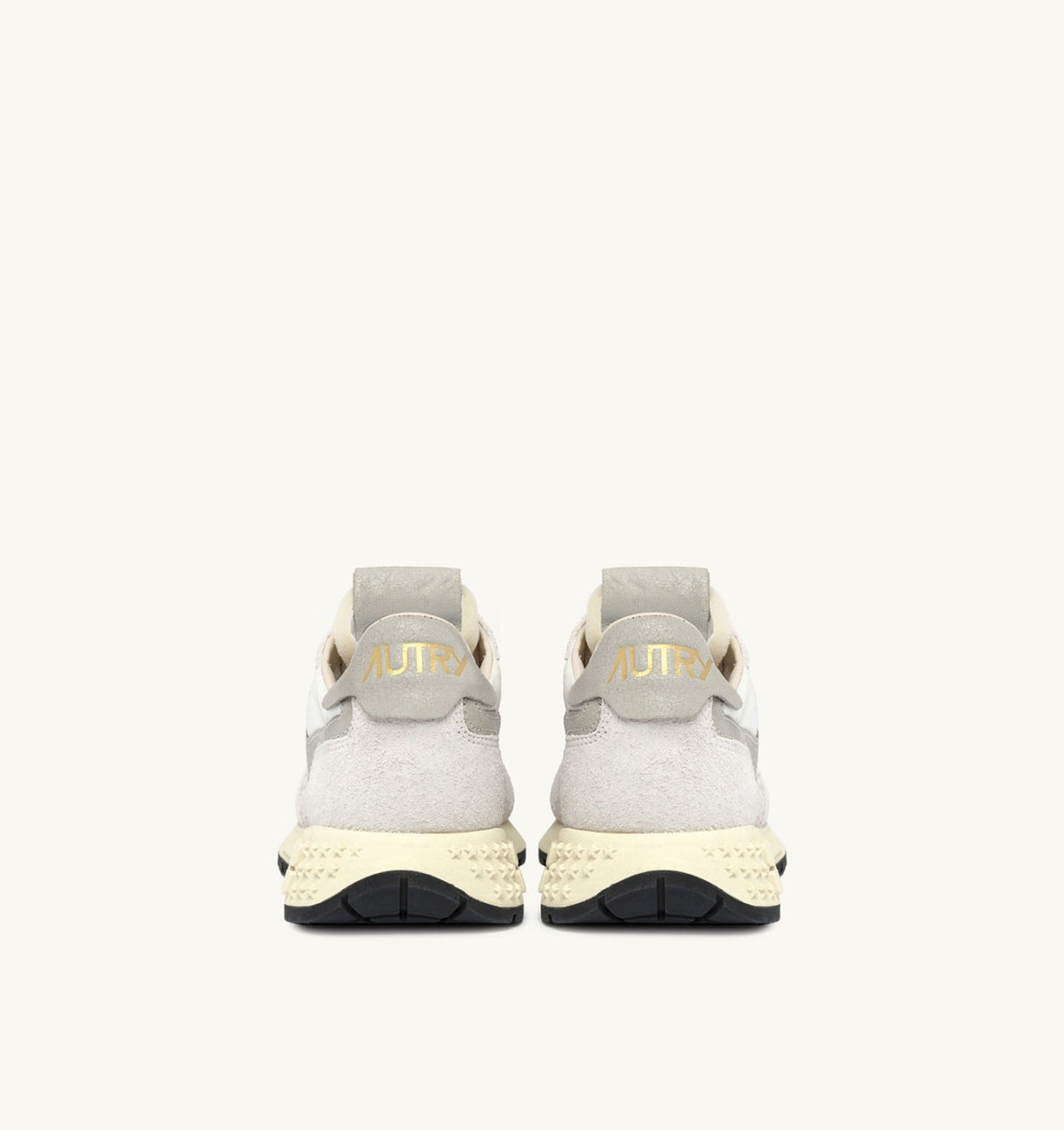 Woman REELWIND LOW SNEAKERS IN BEIGE NYLON AND SUEDE