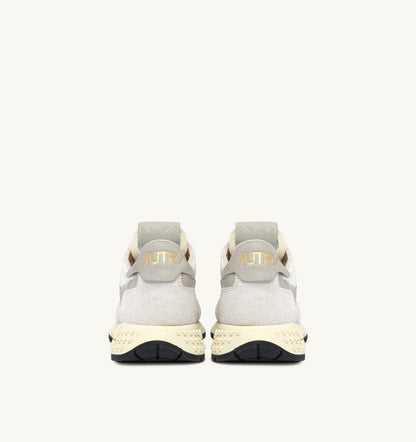 Woman REELWIND LOW SNEAKERS IN BEIGE NYLON AND SUEDE