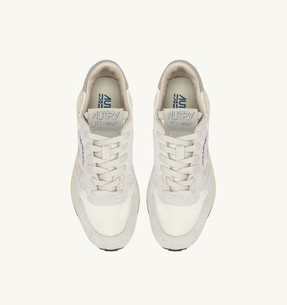 Woman REELWIND LOW SNEAKERS IN BEIGE NYLON AND SUEDE
