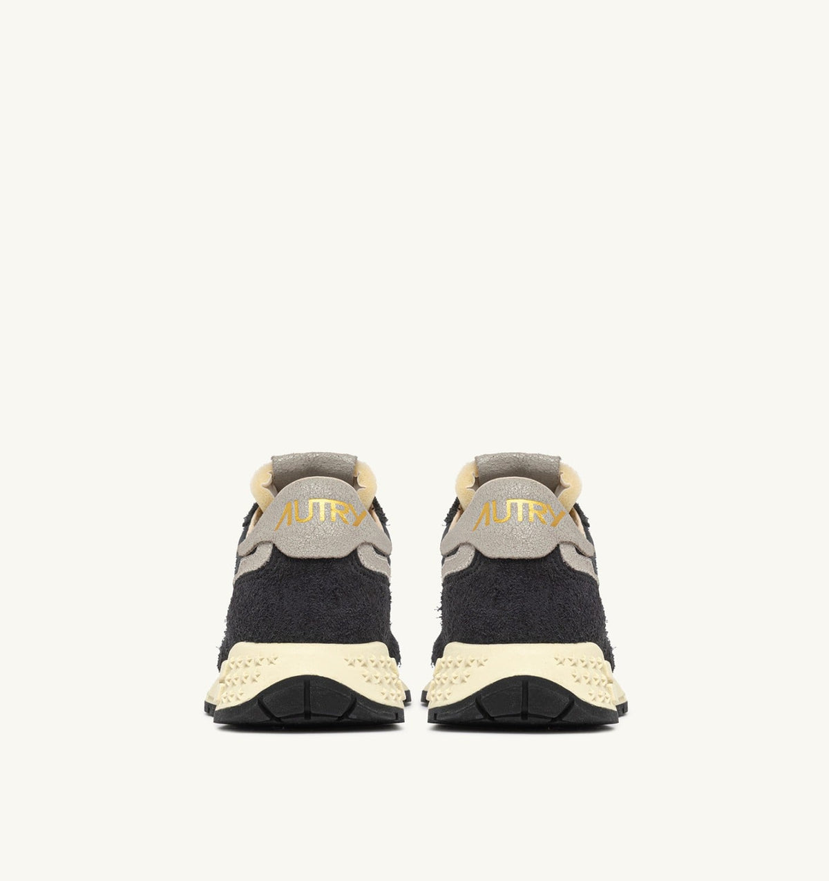 Woman REELWIND LOW SNEAKERS IN BLACK NYLON AND SUEDE