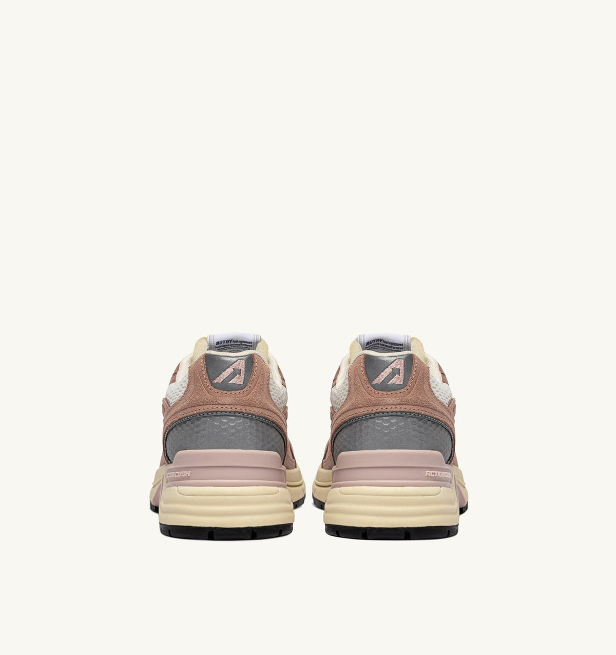 Woman HYPERWAY SNEAKERS IN SILK AND WHITE SUEDE AND MESH