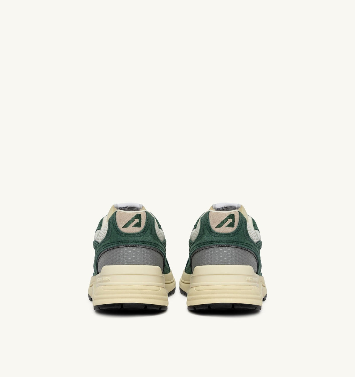 Woman HYPERWAY SNEAKERS IN MALACHITE COLOR AND SILVER-TONE SUEDE AND MESH