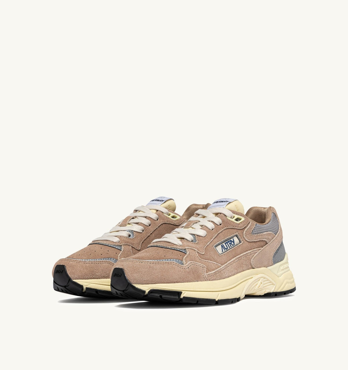 Woman HYPERWAY SNEAKERS IN SOUTHERN MOONLIGHT AND SILVER MESH AND SUEDE