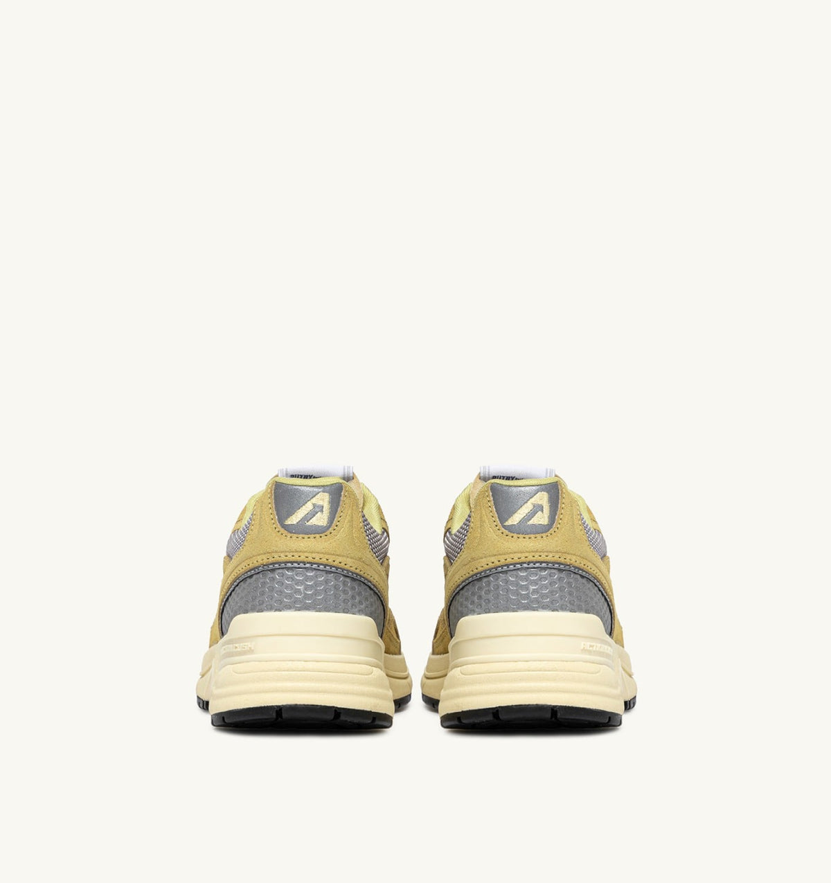 Woman HYPERWAY SNEAKERS IN SOUTHERN MOSS AND SILVER MESH AND SUEDE