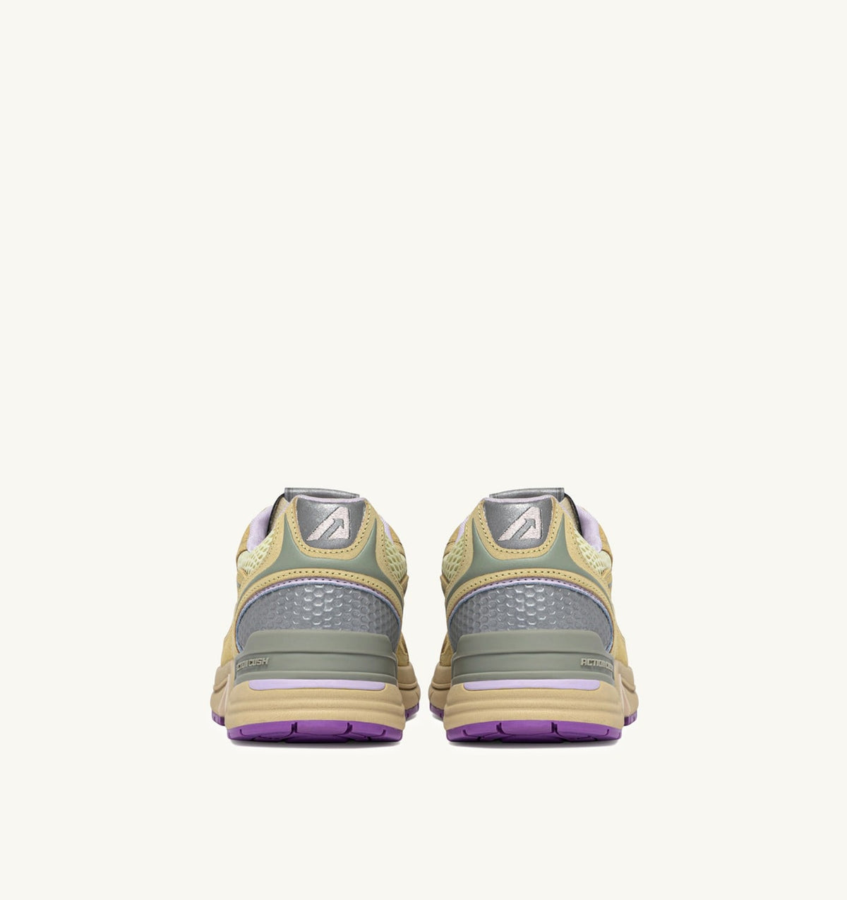 Woman HYPERWAY SNEAKERS IN STRAW AND ORCHID HUST MESH AND SUEDE