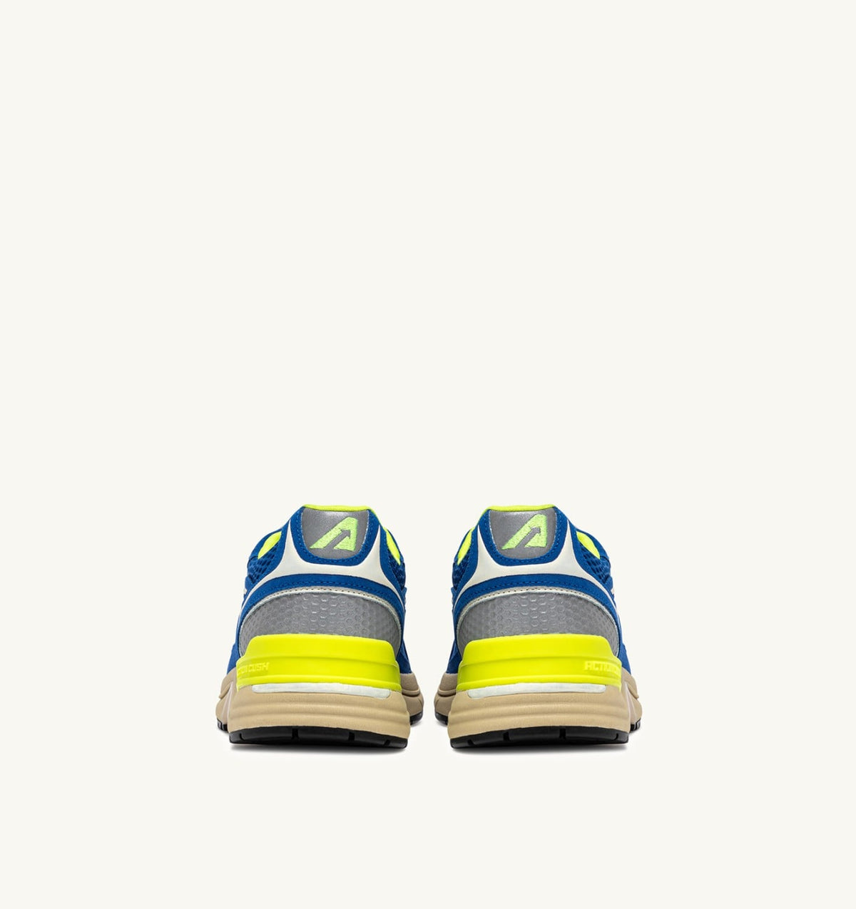 Woman HYPERWAY SNEAKERS IN PRINCESS BLUE AND VANILLA ICE MESH AND SUEDE