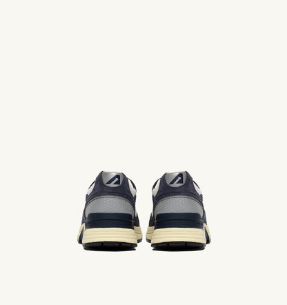 Woman HYPERWAY SNEAKERS IN SPACE BLUE COLOR AND SILVER-TONE SUEDE AND MESH