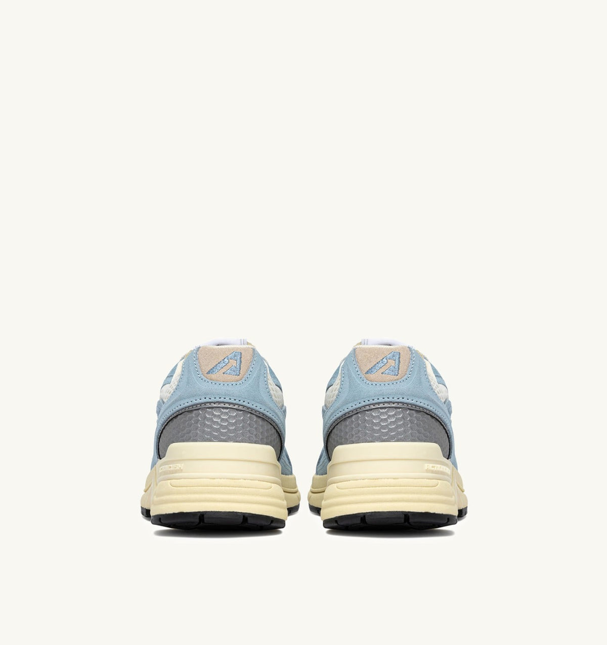 Woman HYPERWAY SNEAKERS IN PORTOFINO AND MARSHMALLOW MESH AND SUEDE