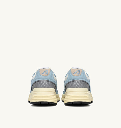 Woman HYPERWAY SNEAKERS IN PORTOFINO AND MARSHMALLOW MESH AND SUEDE